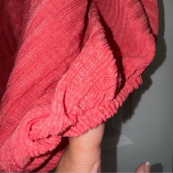 Zara Textured Balloon Puff Sleeve Top - Picture 6 of 11